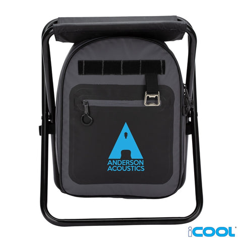 iCOOL® Cape Town 20-Can Capacity Backpack Cooler Chair