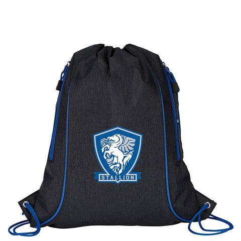 Seville Drawstring Bag w/ Color Accents