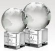 Custom Etched Crystal Globe  