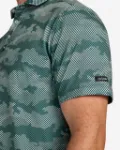 Bad Birdie Frostbite Custom Embroidered Polo in Forest Green