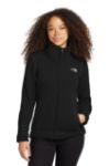 The North Face® Women's Sweater Fleece Jacket in Black Embroidered