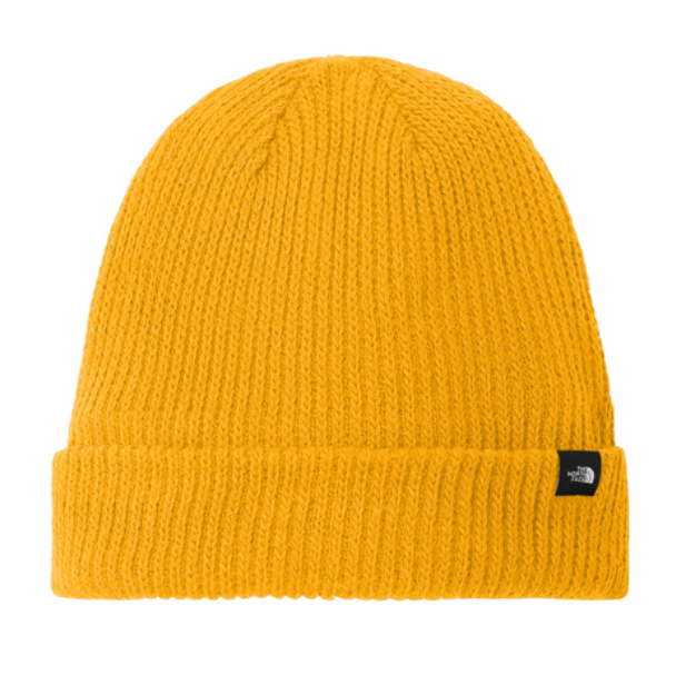 The Custom North Face® Circular Rib Beanie in TNF Yellow