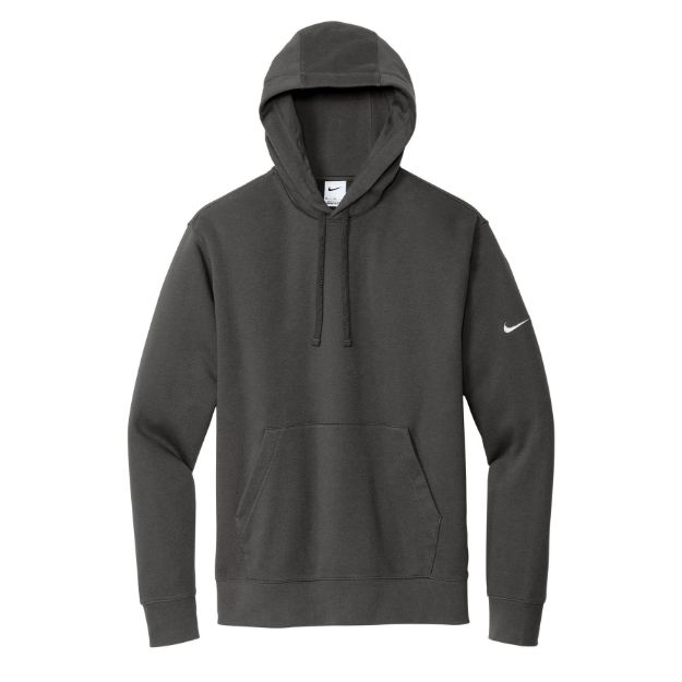 Nike Club Fleece Sleeve Swoosh Pullover Hoodie NKDR1499 Anthracite
