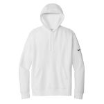 Nike Club Fleece Sleeve Swoosh Pullover Hoodie NKDR1499 White