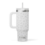 Road Trip Tumbler 30z White Magnolia