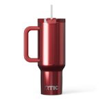 Road Trip Tumbler 40z Black Cherry Metallic