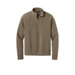 Mercer+Mettle Linear Texture 1-4-Zip MM3040 WarmTaupe