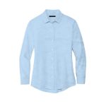 Mercer+Mettle Women's Long Sleeve Stretch Woven Shirt MM2001 AirBlueEOE