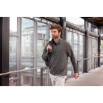 Cutter & Buck Adapt Recycled Soft Knit Stretch  Mens Quarter Zip Pullover Poplar