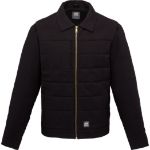 Custom Embroidered Berne Men's Quilted Gasoline Jacket - Black